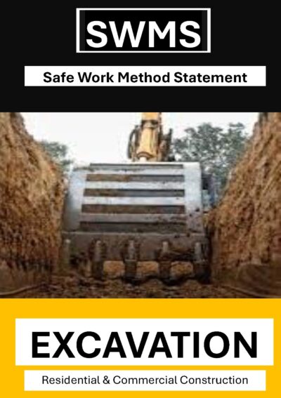 Excavation SWMS front Page