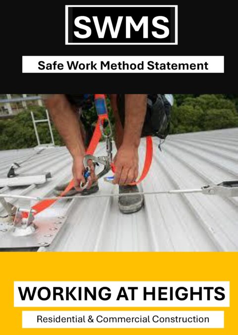 Working at Heights SWMS front Page
