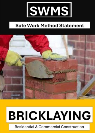 Bricklaying SWMS front Page